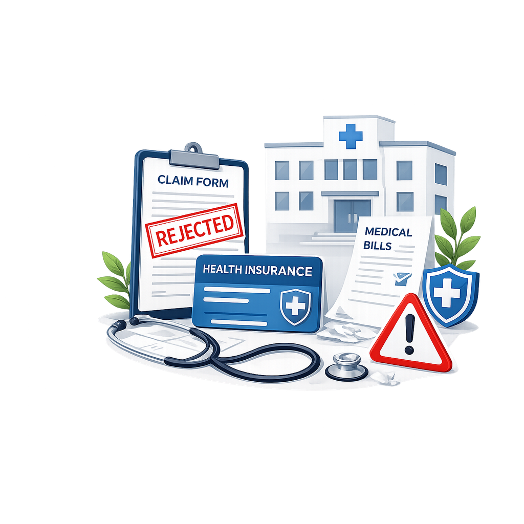 Health insurance claim rejection and appeal guidance