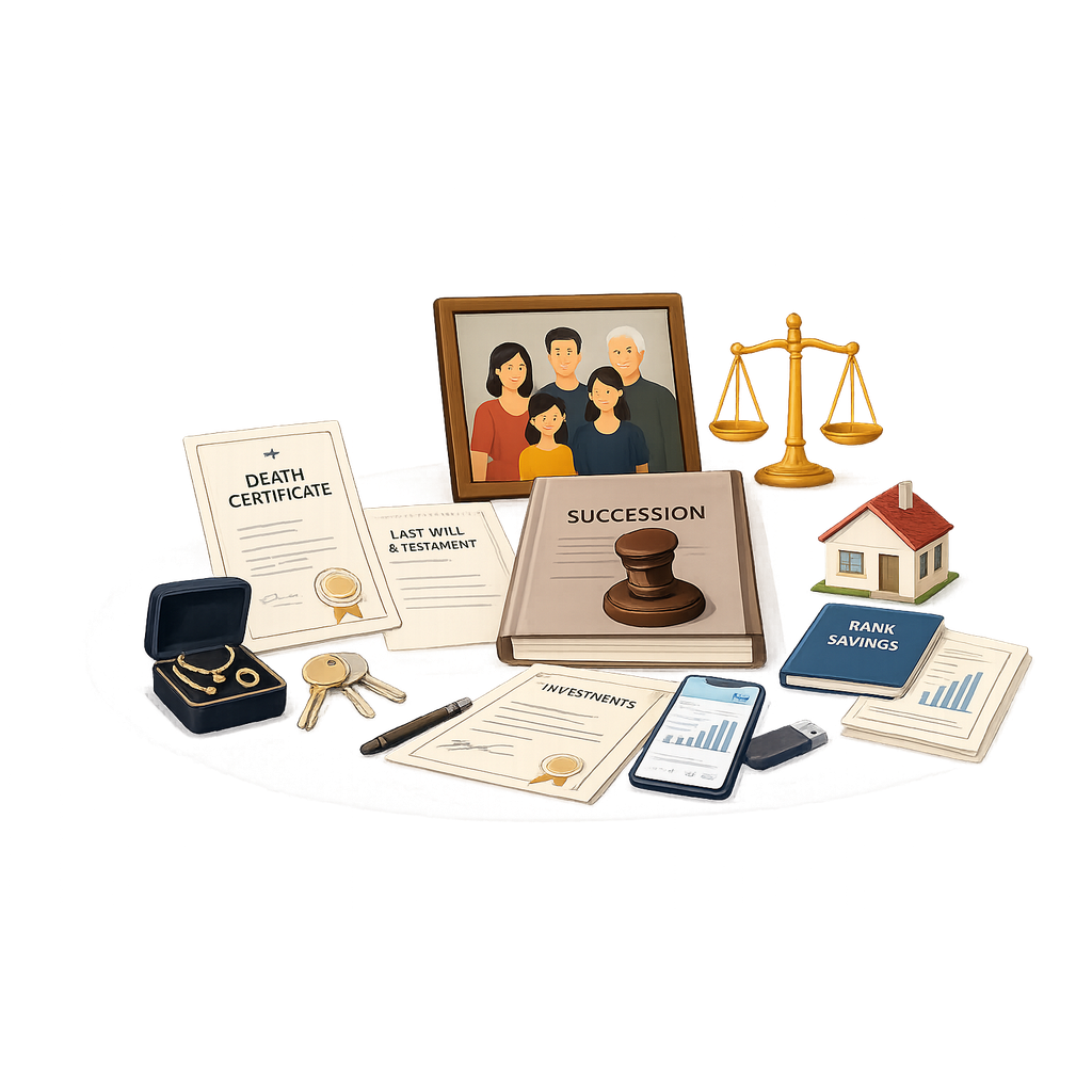 Death without a will and inheritance succession guidance